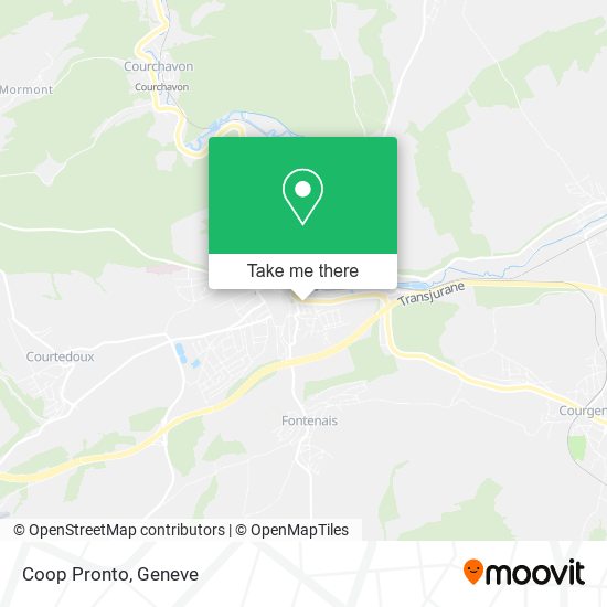 Coop Pronto map