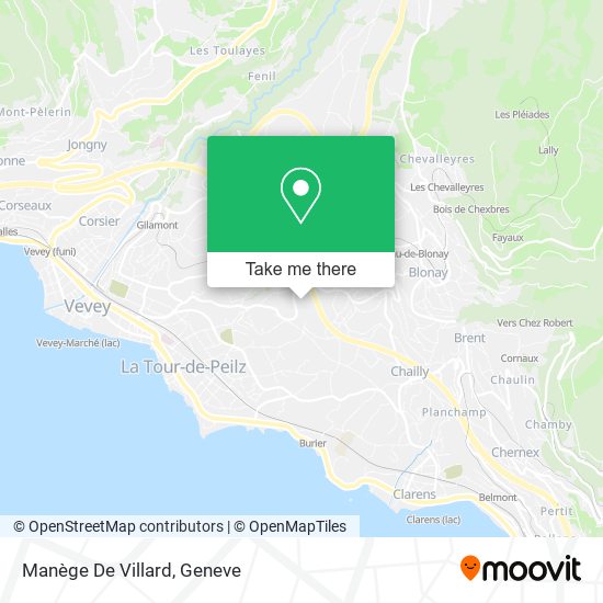 Manège De Villard map