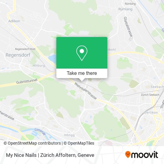 My Nice Nails | Zürich Affoltern map