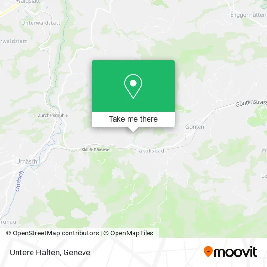 Untere Halten map