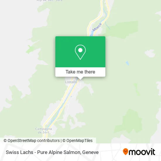 Swiss Lachs - Pure Alpine Salmon map