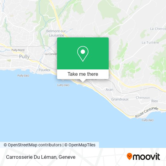 Carrosserie Du Léman map