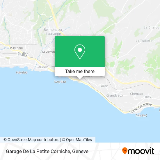 Garage De La Petite Corniche map