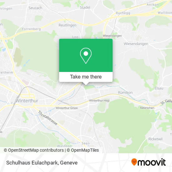 Schulhaus Eulachpark map