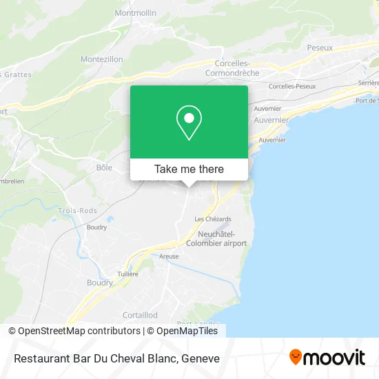 Restaurant Bar Du Cheval Blanc map