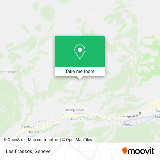 Les Frasses map