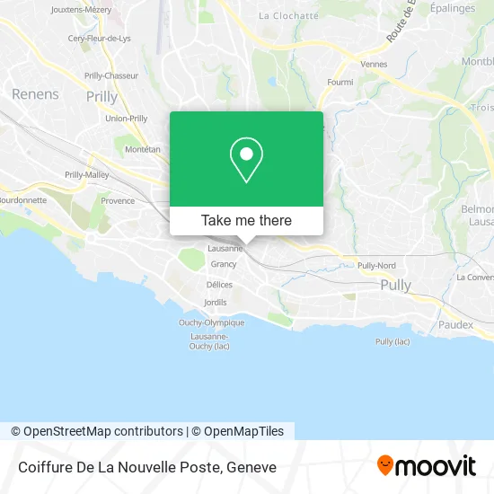 Coiffure De La Nouvelle Poste map