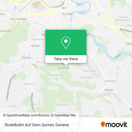 Rodelbahn Auf Dem Gurten map