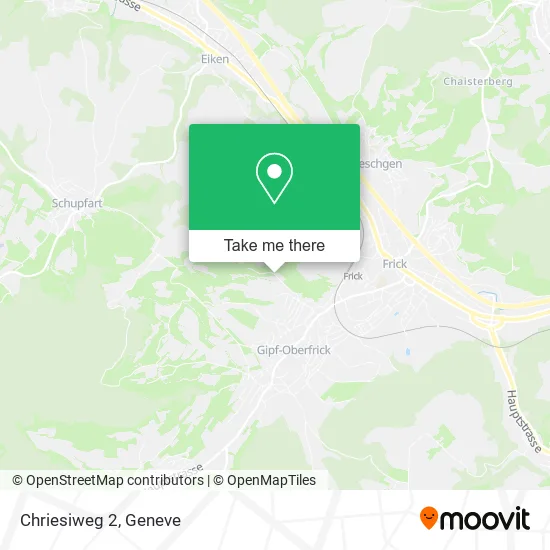 Chriesiweg 2 map
