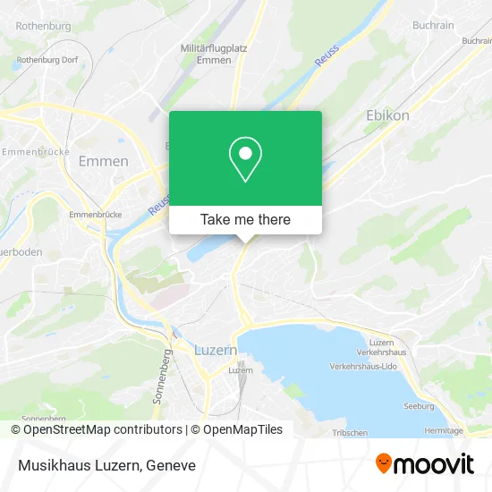 Musikhaus Luzern map