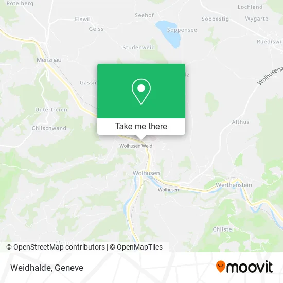 Weidhalde map