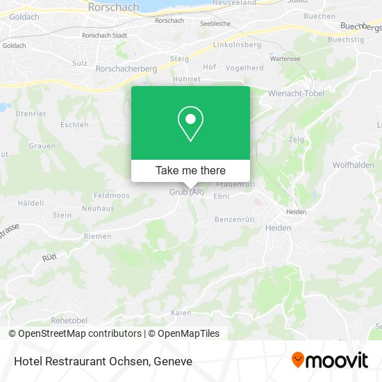 Hotel Restraurant Ochsen map
