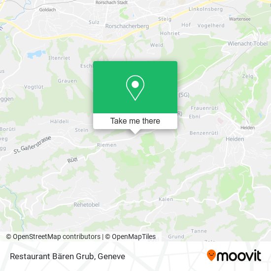Restaurant Bären Grub map