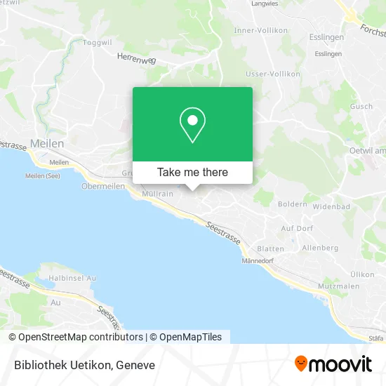 Bibliothek Uetikon map