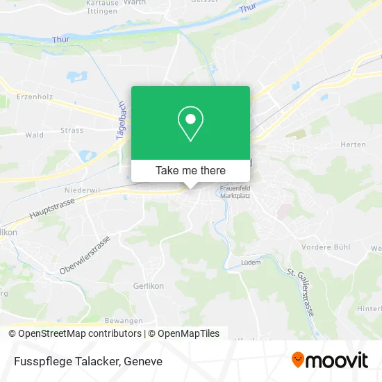 Fusspflege Talacker map