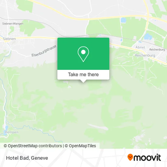 Hotel Bad map