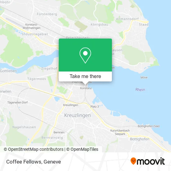 Coffee Fellows map