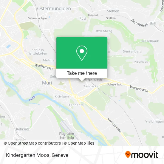 Kindergarten Moos map