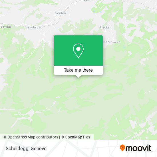 Scheidegg map