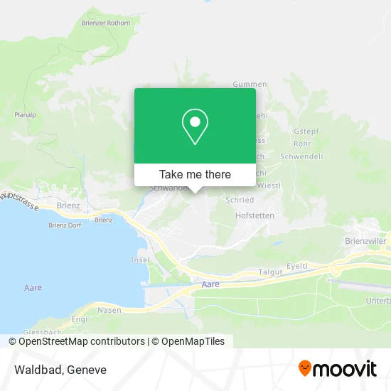 Waldbad map