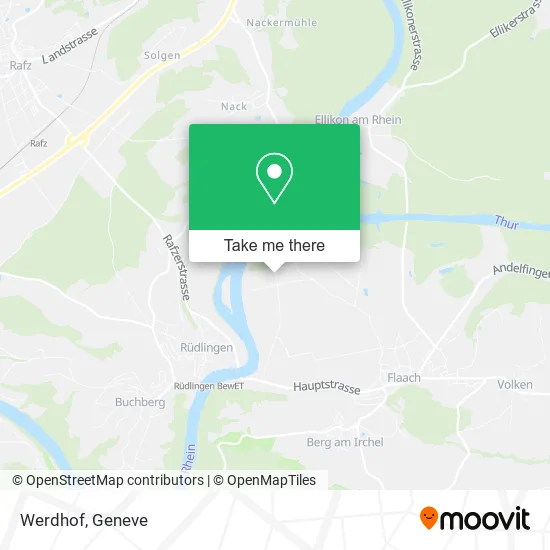 Werdhof map