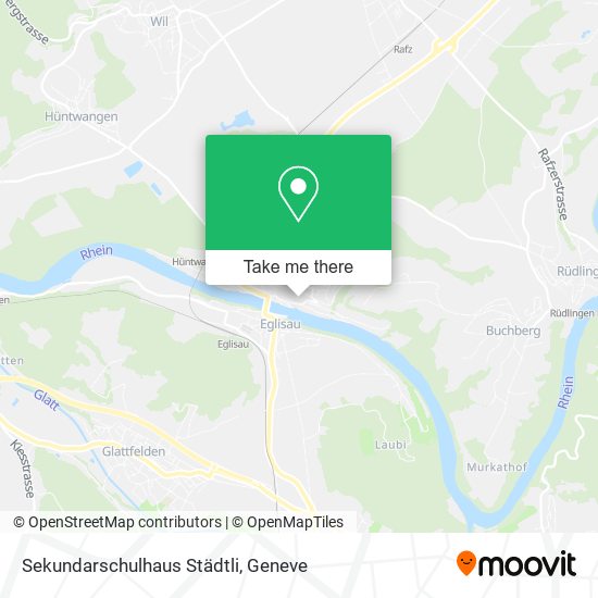 Sekundarschulhaus Städtli map