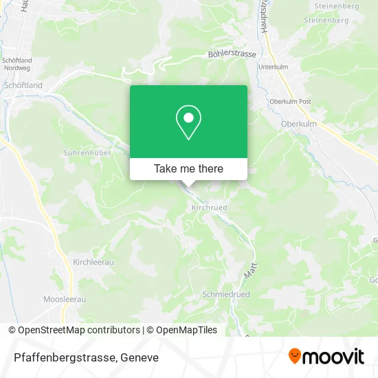Pfaffenbergstrasse map