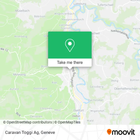 Caravan Toggi Ag map