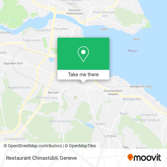 Restaurant Chinastübli map