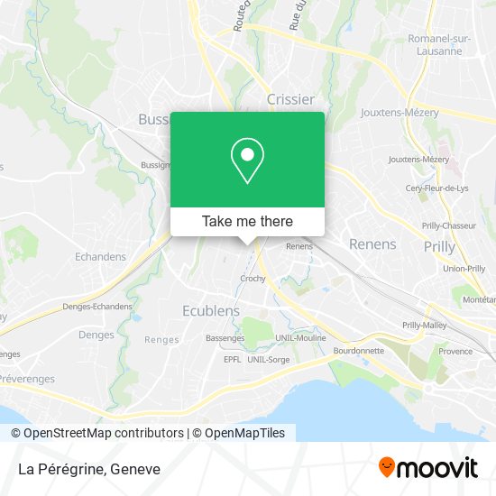 La Pérégrine map