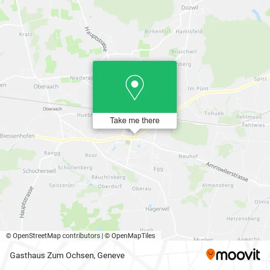 Gasthaus Zum Ochsen plan