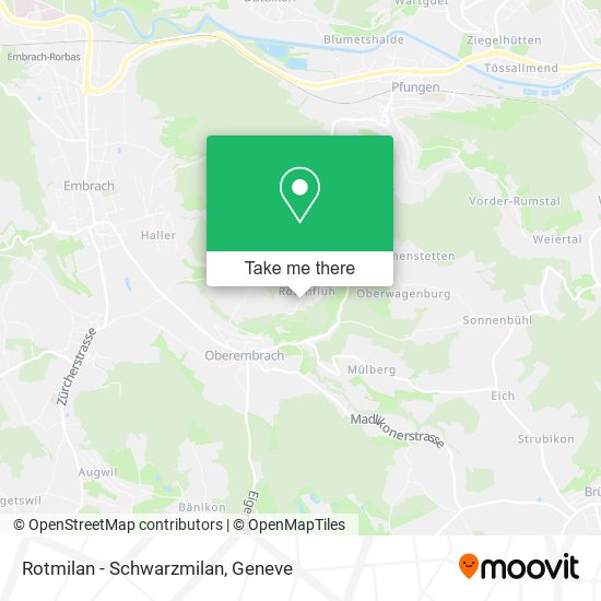 Rotmilan - Schwarzmilan map