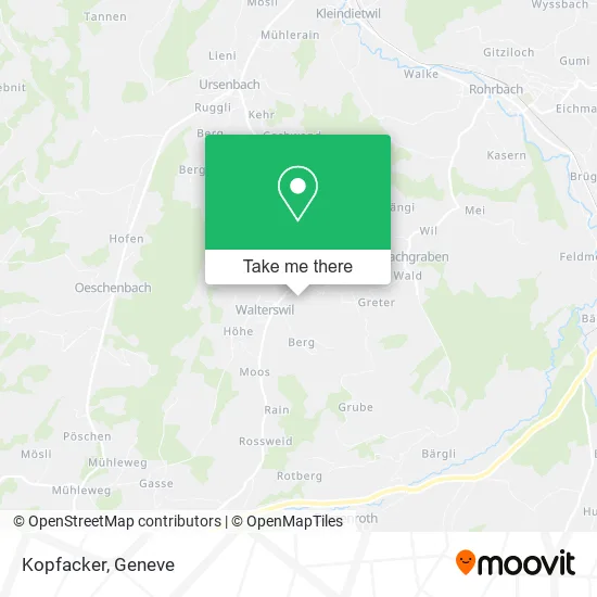 Kopfacker map