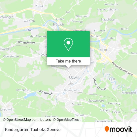 Kindergarten Taaholz map