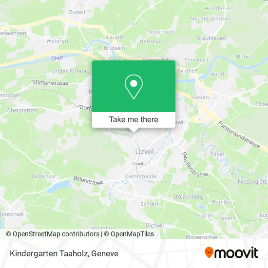 Kindergarten Taaholz map