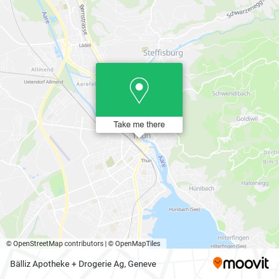 Bälliz Apotheke + Drogerie Ag map