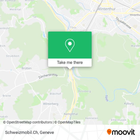 Schweizmobil.Ch map