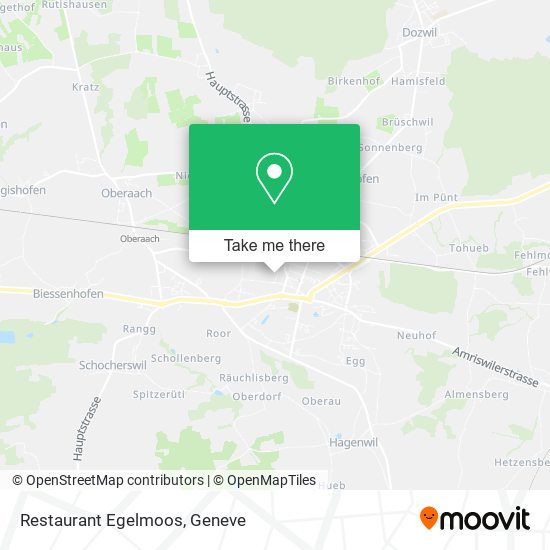 Restaurant Egelmoos map