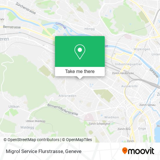 Migrol Service Flurstrasse map