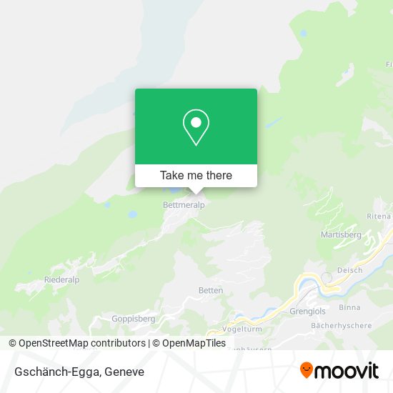 Gschänch-Egga map