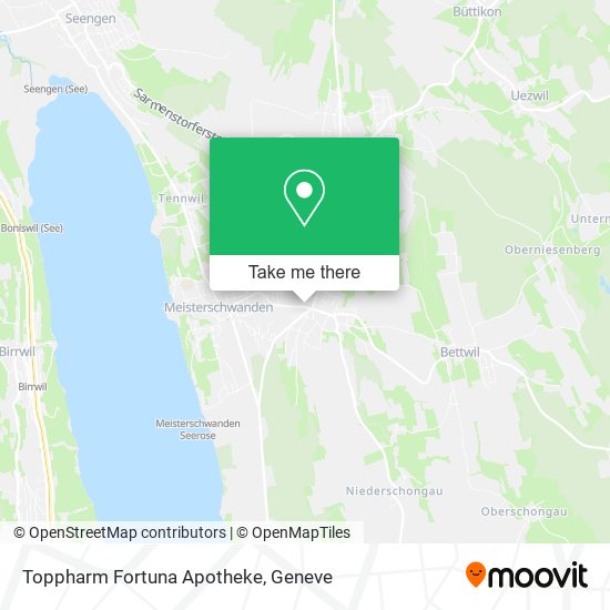 Toppharm Fortuna Apotheke map
