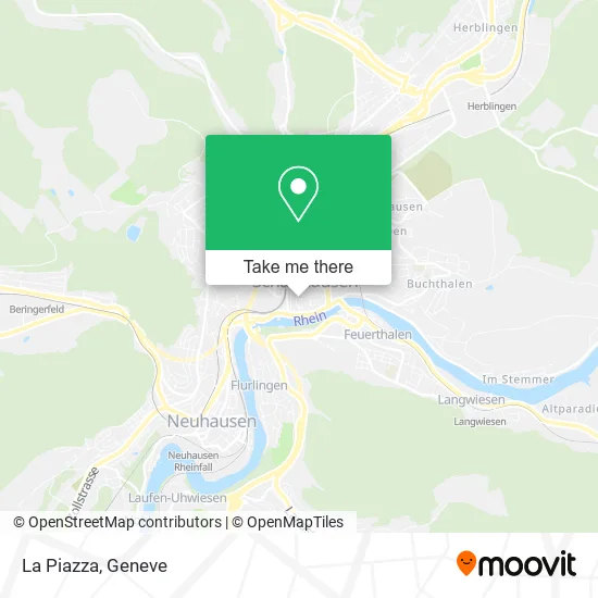 La Piazza map