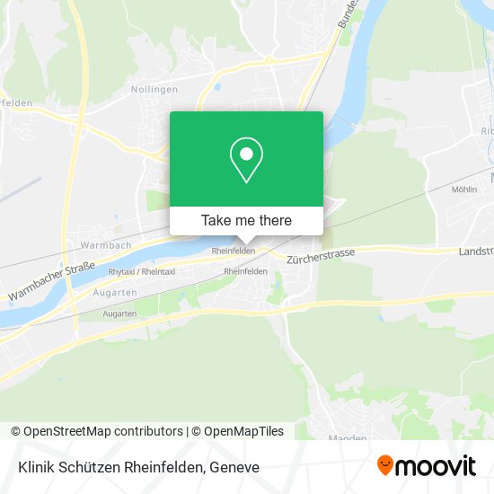 Klinik Schützen Rheinfelden map