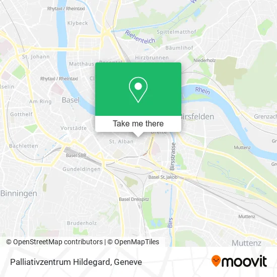 Palliativzentrum Hildegard map