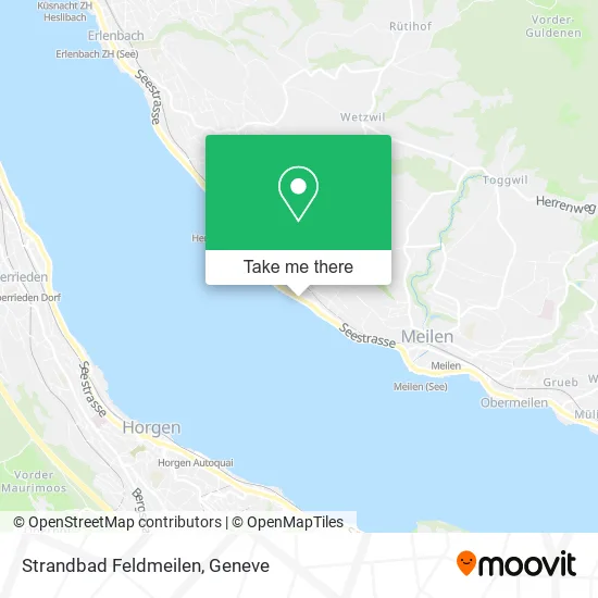 Strandbad Feldmeilen map