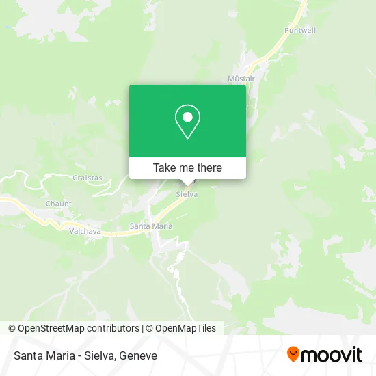 Santa Maria - Sielva map
