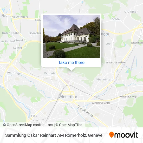 Sammlung Oskar Reinhart AM Römerholz map