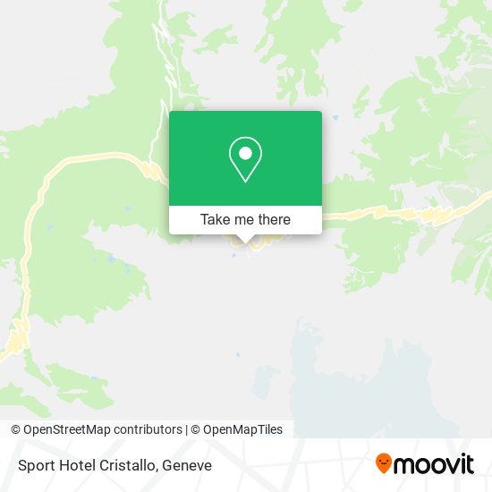 Sport Hotel Cristallo map