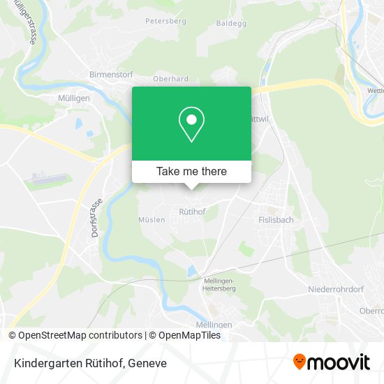 Kindergarten Rütihof map