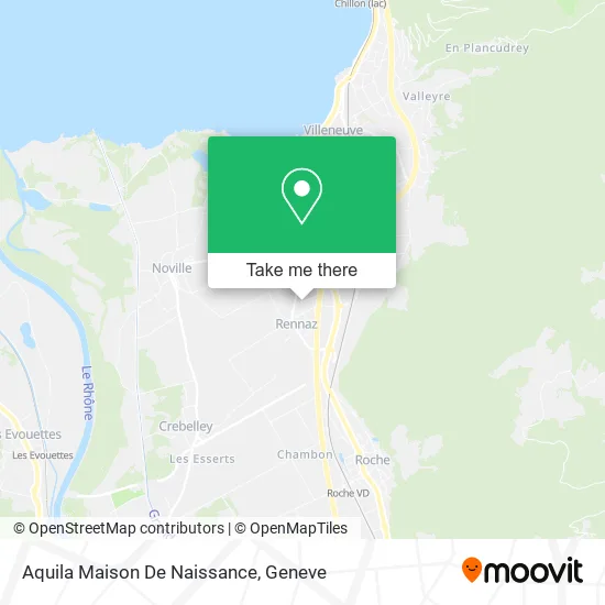 Aquila Maison De Naissance map